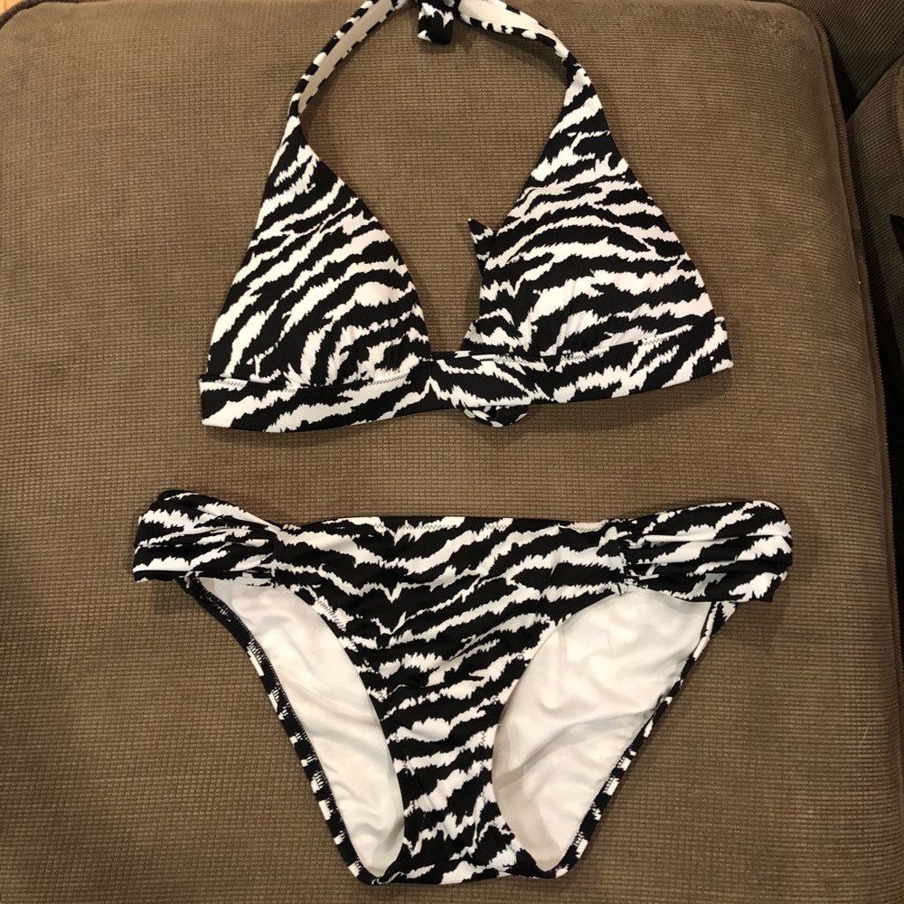 Zebra print bikini
